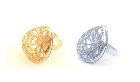 2 комплекта пръстени - злато и сребро