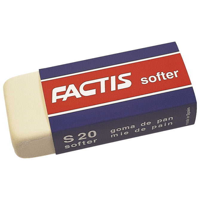 GUMICA SINTETIČKA S20 SOFTER FACTIS BIJELA-KOMAD