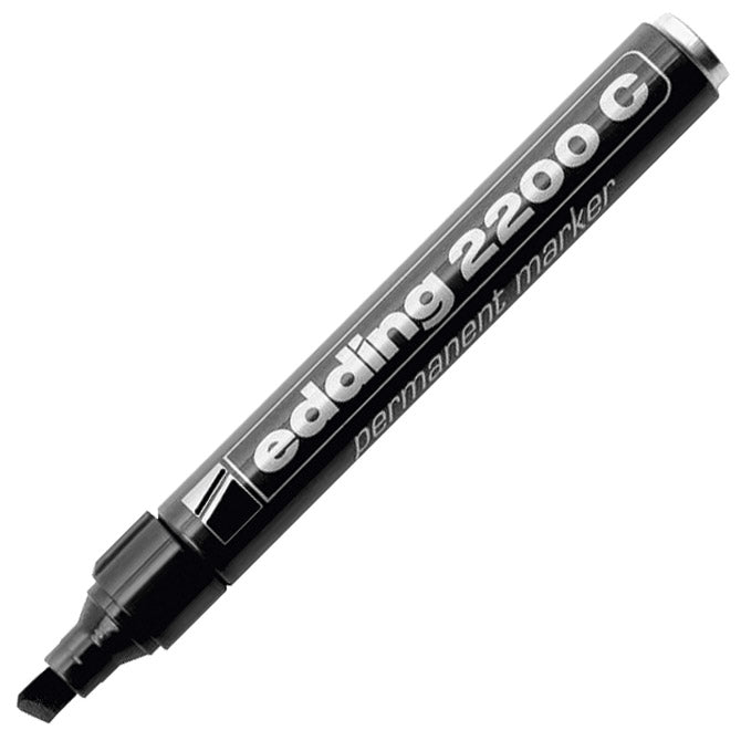 MARKER PERMANENTNI 1-5MM KLINASTI VRH EDDING 2200 C CRNI