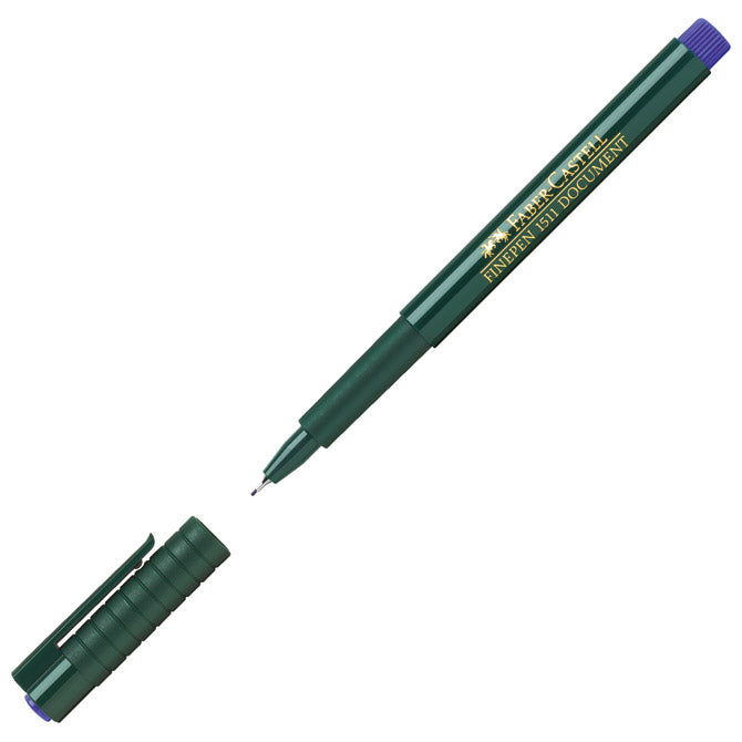 Flomaster finepen 0,4mm faber castell 1511 moder