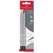 OLOVKA GRAFITNA HB S GUMICOM GRIP 2001 PK3 FABER CASTELL 117298 BLISTER