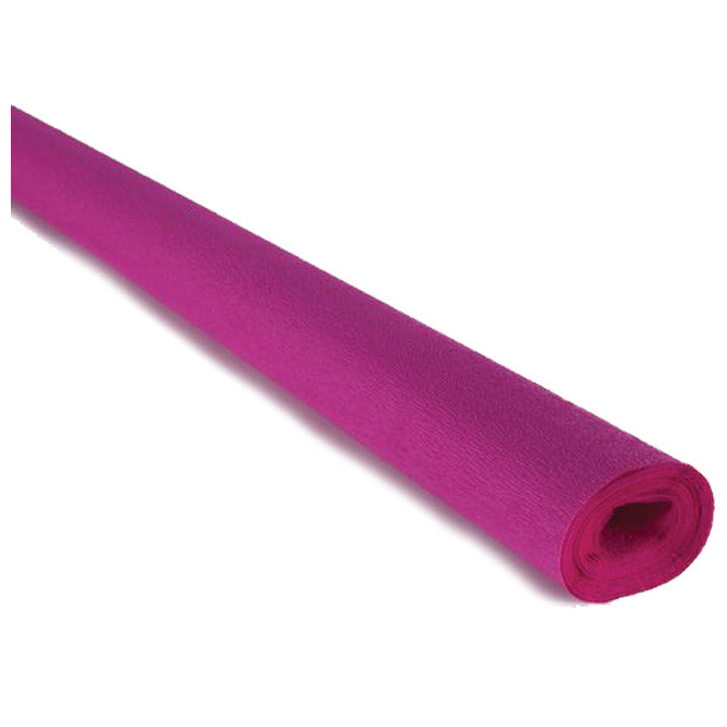 Krep papir 40g 50x250cm cartotecnica rossi 212 fuksija