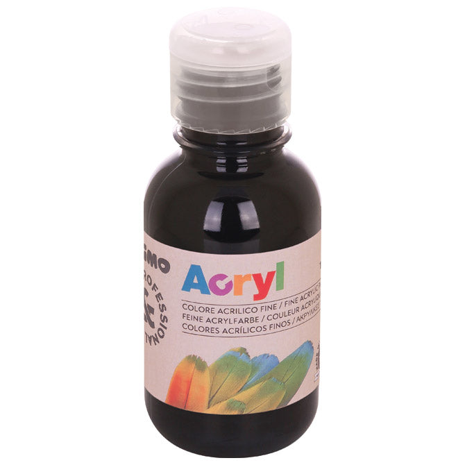 Akrilna barva 125ml cmp.402ta125800 črna