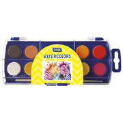 Boja vodena fi 23mm 12boja plus kist educa blister