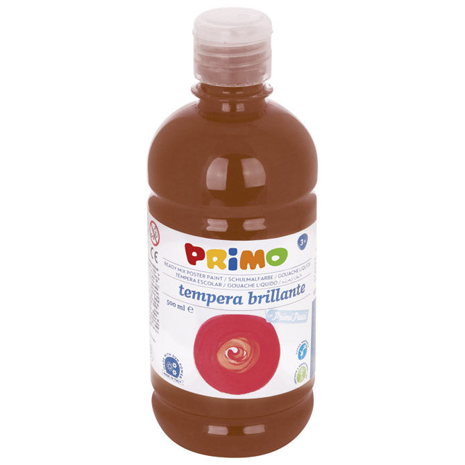 Barva tempera 0,5 litra primo base cmp.202br500730 svetlo rjava