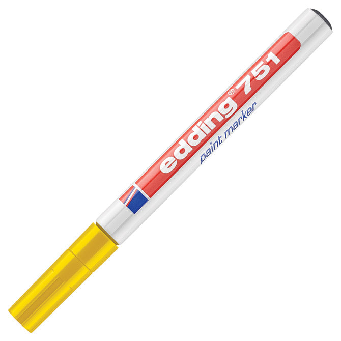 Marker permanentni lakirajući 1-2mm edding 751 žuti