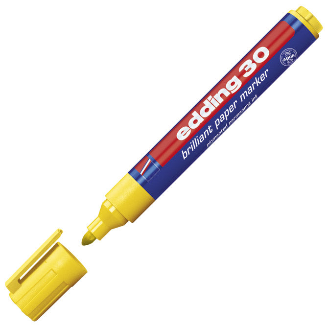 Marker briljanten za papir 1,5-3mm edding 30 rumen