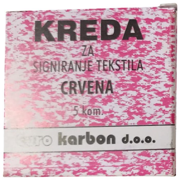 KREDA KROJAČKA PK5 KARBON CRVENA