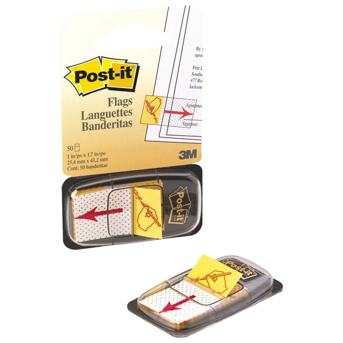 ZASTAVICA 25,4X43,2MM 50L POST-IT 3M.680-31 SIGN RUMENA BLISTER