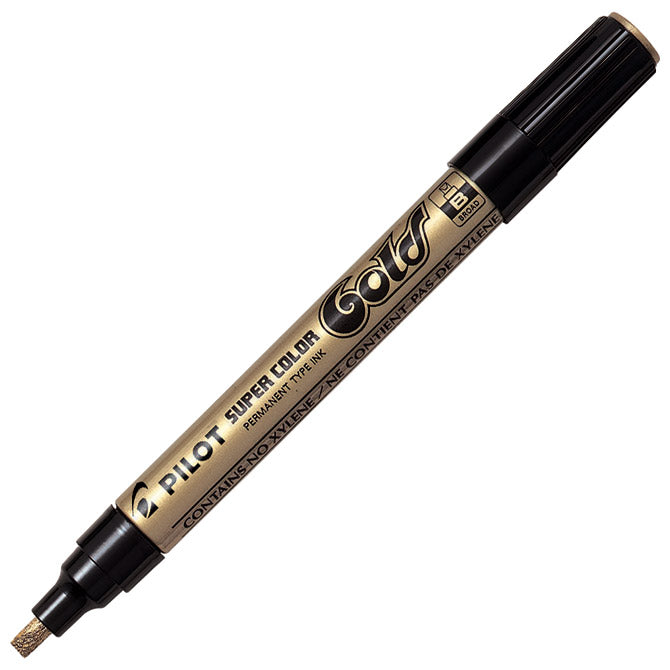 Marker permanentni 2-4mm klinasti vrh super color pilot sc-g-b zlatni