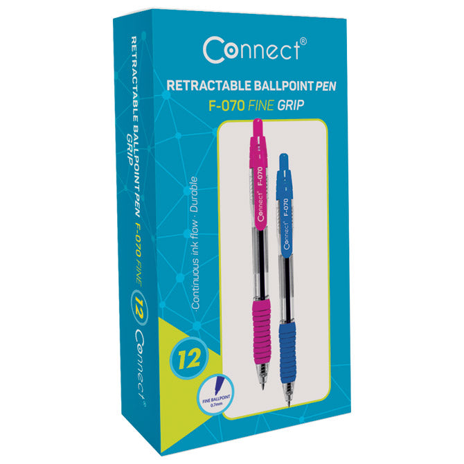 Kemijski svinčnik grip f-070 vložek modri connect svetlo modra