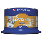 DVD-R 4,7/120 16X SPINDL PRINTABLE PK50 VERBATIM 43533
