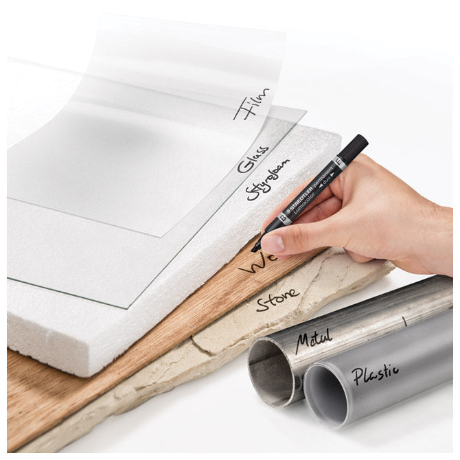 MARKER PERMANENTNI 0,6MM PK4 RECIKLIRANI LUMOCOLOR STAEDTLER 318 WP4