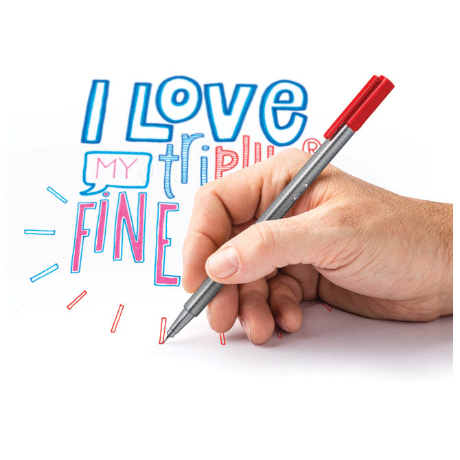 Flomaster fineliner 0,3mm pk4 triplus staedtler 334 sb4