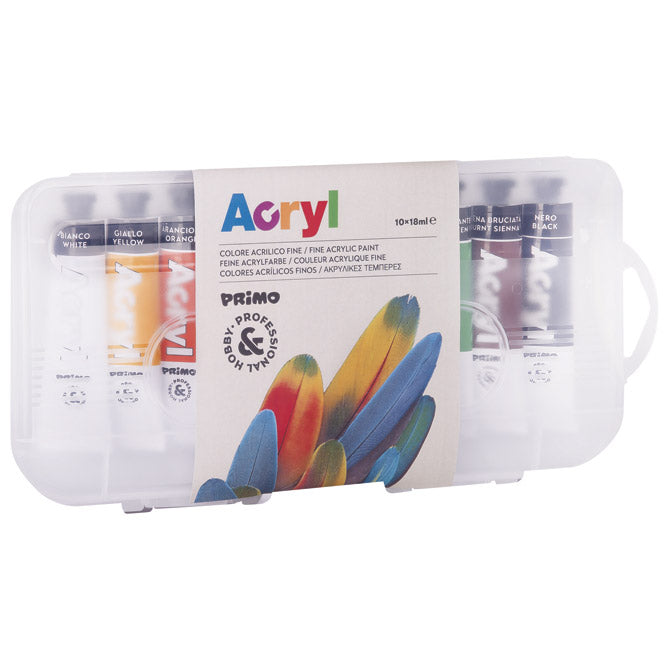 Boja akrilna  18ml aluminijska tuba 10boja cmp.405ta10sp