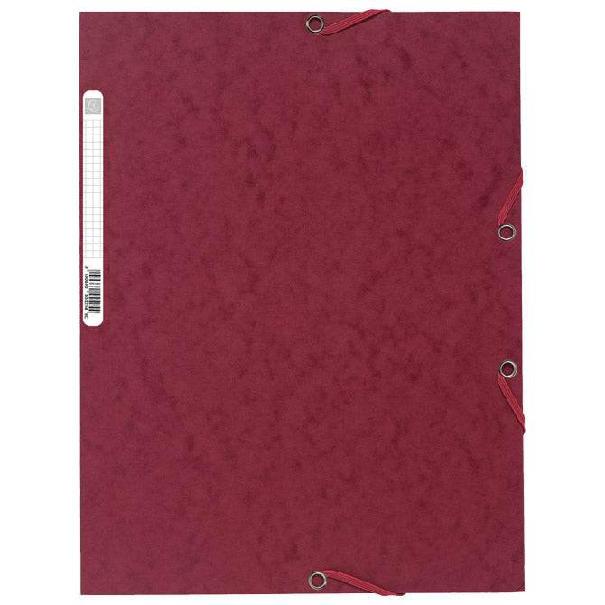 FOLDER Z ZAPIRALOM NA ELASTIKO CHARTREUSE A4 EXACOMPTA 55525E BORDO