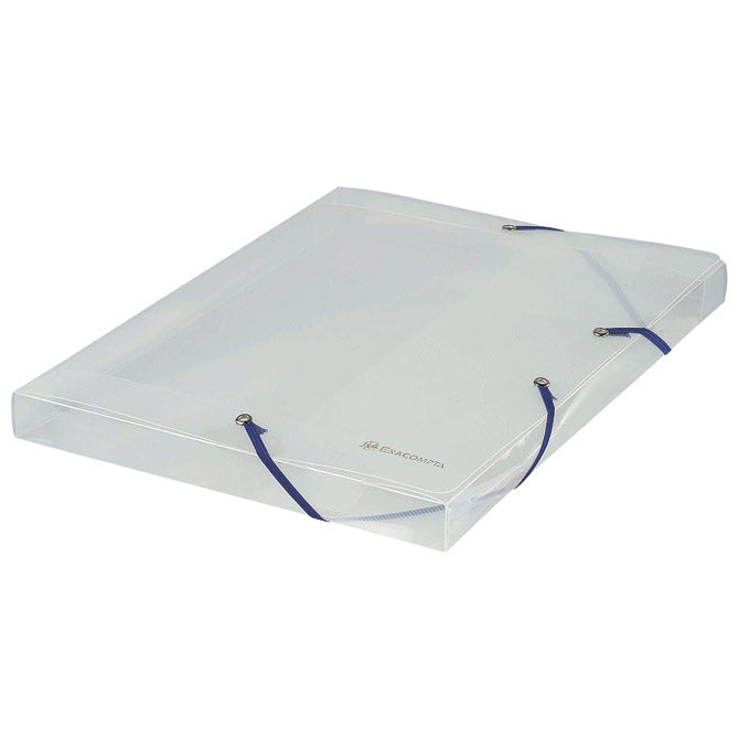 MAPA Z ELASTIKO HRBET-25MM A4 PP CRYSTAL EXACOMPTA 5962E PROZORNA