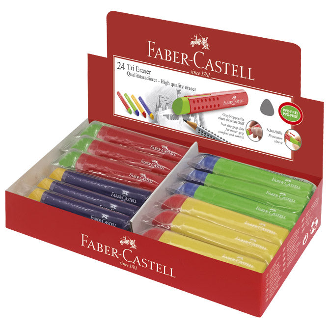 PLASTIČNA RADIRKA TRI FABER CASTELL 182334 SORTIRANO