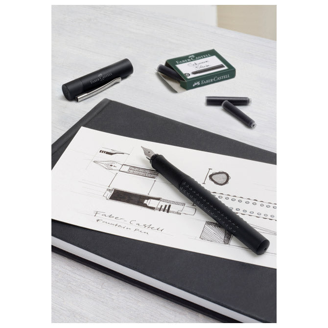 NALIVPERO GRIP 2011 (F) CLASSIC FABER CASTELL 140908 CRNO