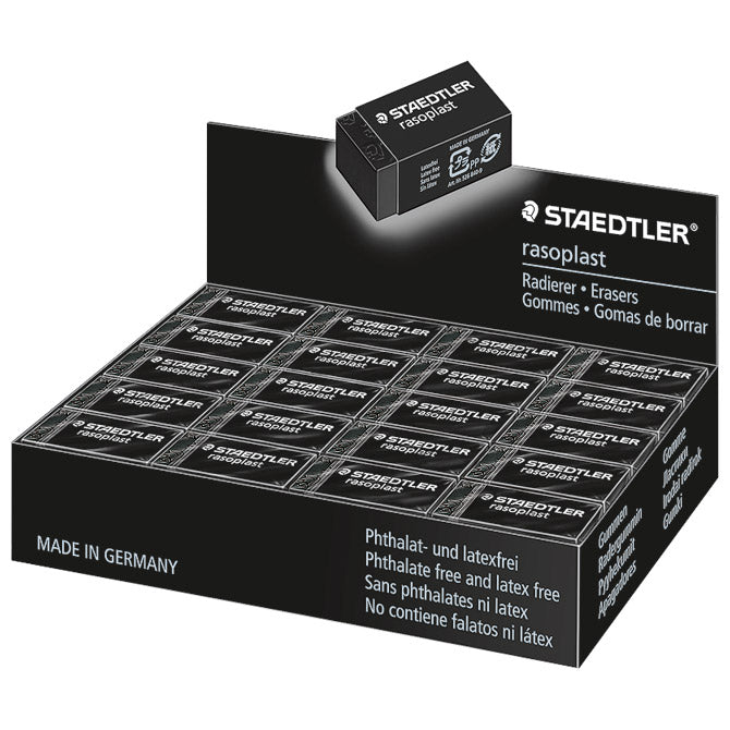 RADIRKA RASOPLAST STAEDTLER 526 B40-9 ČRNA-KOS