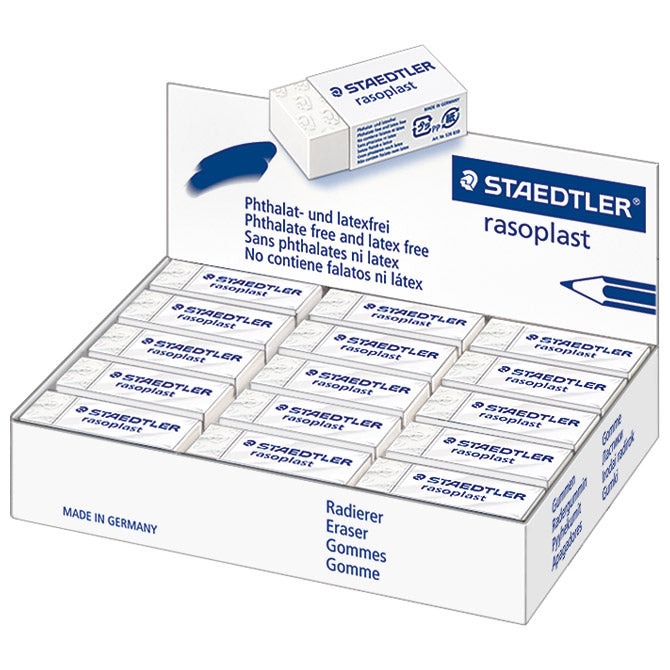 GUMICA RASOPLAST STAEDTLER 526 B30 BIJELA-KOMAD