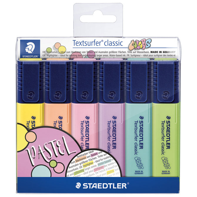 Signir 1-5mm pastel classic staedtler 364 cwp6 6boja