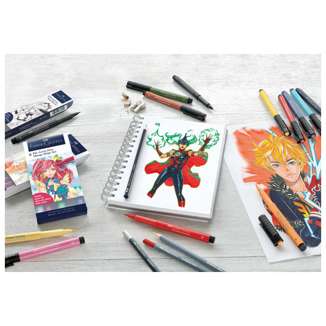Set crtaći comic 3d ilustration pk11 faber castell 267191