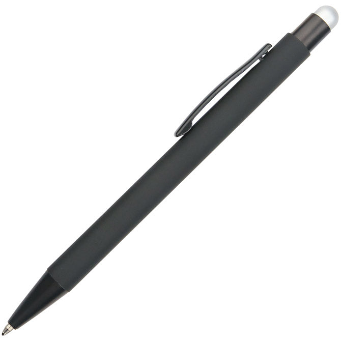 Kemični kovinski svinčnik z gumiranim zaključkom in funkcijo touch pen yfa2665b oslo sha.črna/srebrna