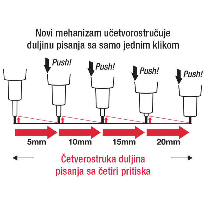 OLOVKA TEHNIČKA 0,5 MM GRIP PROTTI PENAC MP0105-YL-05 ŽUTA