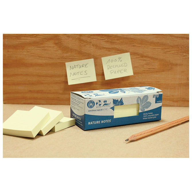 Samolepilni blok 40x50mm 12x100L Nature Global Notes 5653-11box rumen