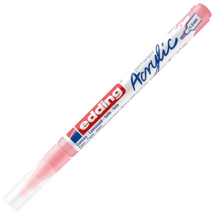 MARKER AKRILNI 1-2 MM EDDING 5300935 PRLJAVO PASTELNO ROZI