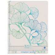 BLOK KOLEGIJ A4 KARO  70L GREENLINE GINKGO HERLITZ 50033485
