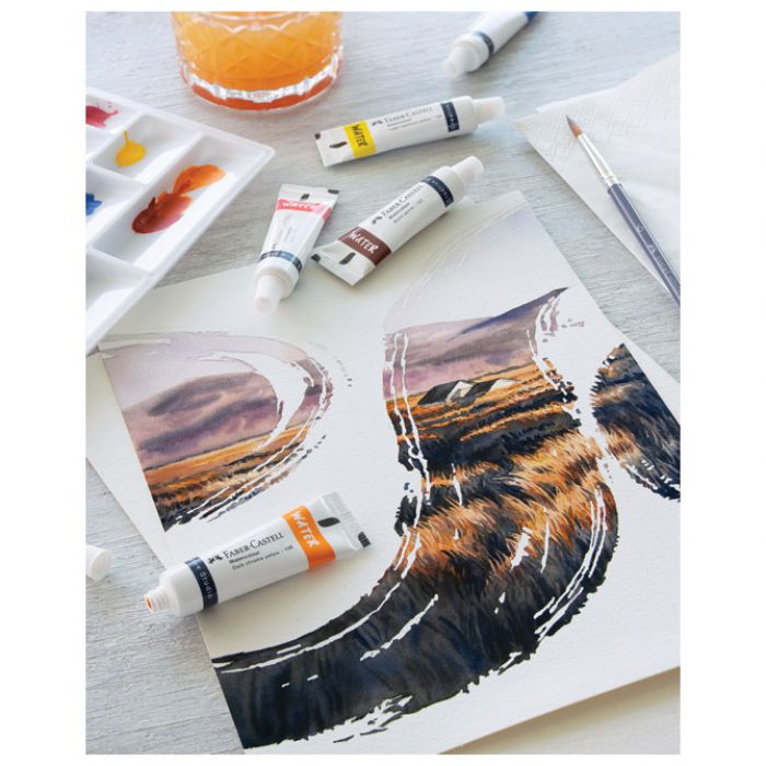 BOJA VODENA U TUBI 9ML 12BOJA PLUS PALETA CREATIVE STUDIO FABER-CASTELL 169612 BLISTER