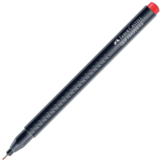 Flomaster fineliner 0,4mm grip faber castell 151621 crveni