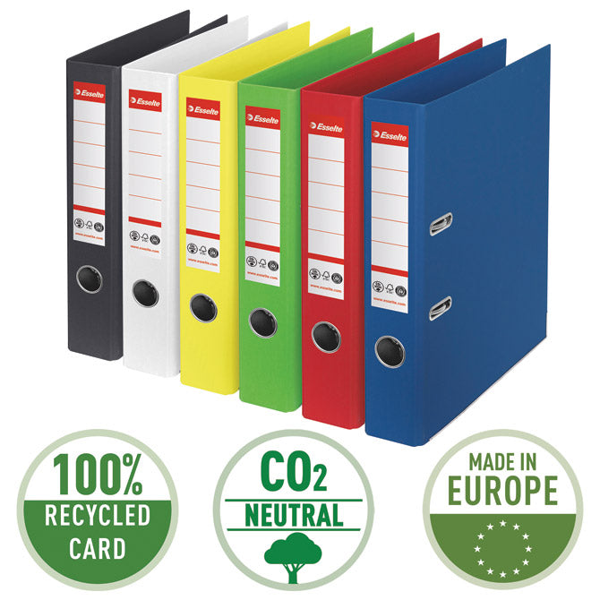 ŠIROKI A4 SAMOSTOJNA CO2 NEUTRAL VIVIDA ESSELTE 627573 RUMENA!!