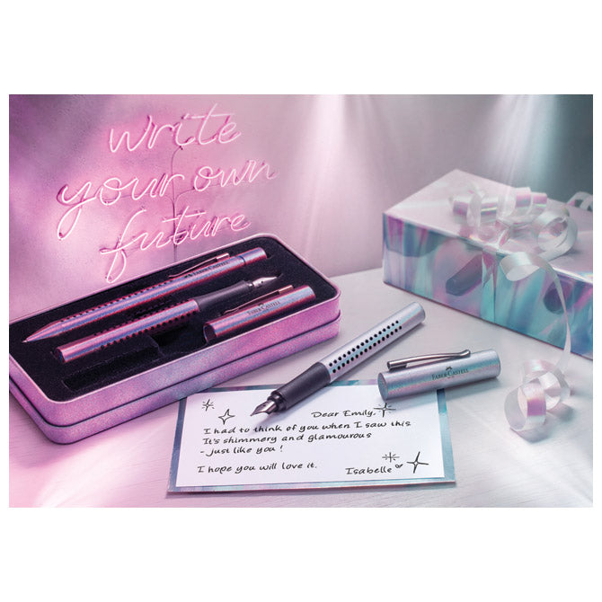 NALIVPERO GRIP 2011 (F) GLAM FABER CASTELL 140845 BISERNO BIJELA