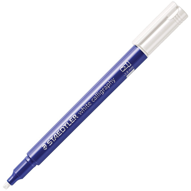 Marker nepermanentni 2,8mm metallic calligraphy staedtler 8325-0 bijeli
