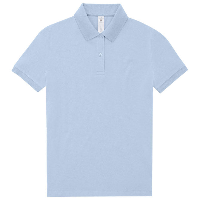 MAJICA KRATKI RUKAVI B&C MYPOLO180 WOMEN 180G SVIJETLO PLAVA L