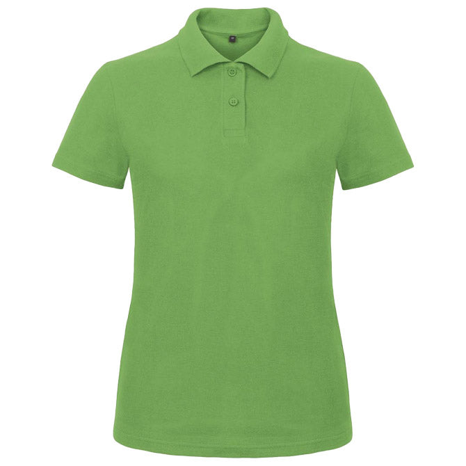 MAJICA S KRATKIMI ROKAVI POLO B&C ID.001WOMEN 180G ZELENA L