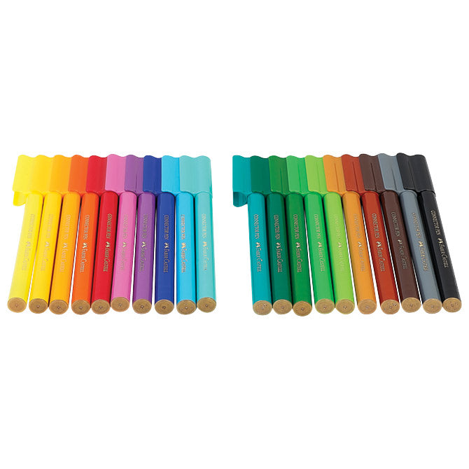 FLOMASTER ŠKOLSKI  20 BOJA U METALNOJ KUTIJI CONNECTOR DINO FABER CASTELL 155546