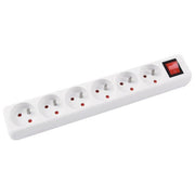 KABEL PRODUŽNI S PREKIDAČEM 6RUPA/5M OFFICE PRODUCTS 13116541-14 BIJELI