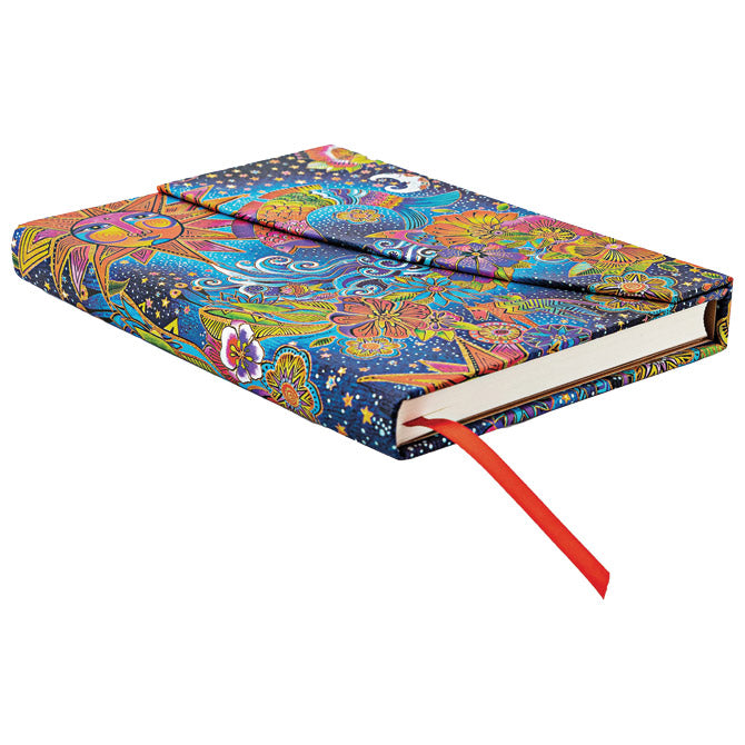 NOTES 12,5X18CM-MIDI CRTE  72L MAGNET CELESTIAL MAGIC PAPERBLANKS PB9693-1