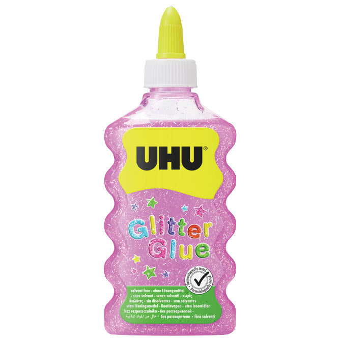 LJEPILO GLITTER GLUE 177ML UHU ROZO