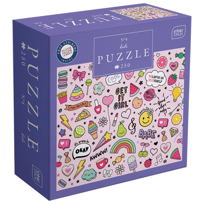 PUZZLE 250 KOM KIDS 4 ICONS INTERDRUK