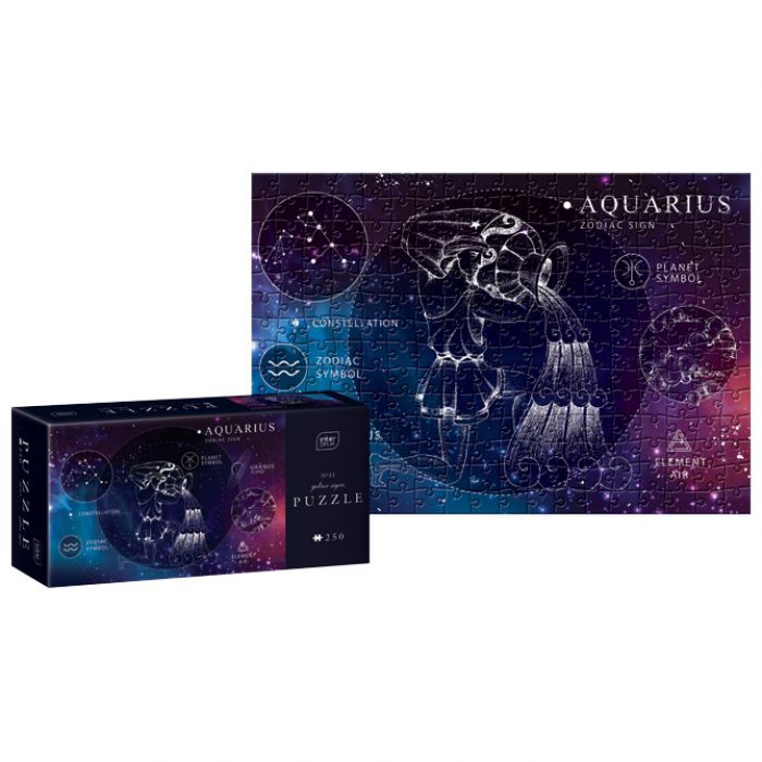 PUZZLE 250 KOM ZODIAC 11 AQUARIUS (VODENJAK) INTERDRUK * DO ISTEKA ZALIHA