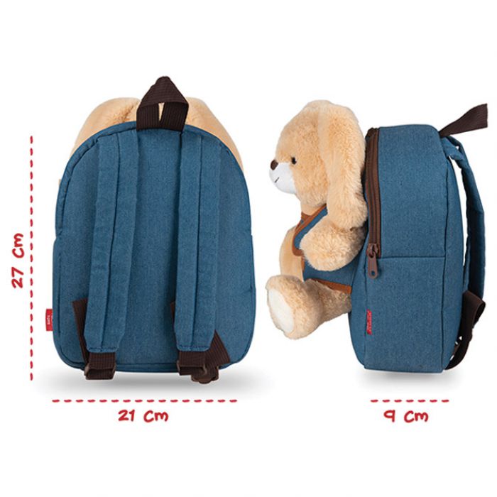 RUKSAK MINI S ODVOJIVIM PLIŠANCEM BOB BUNNY PERLETTI 13035