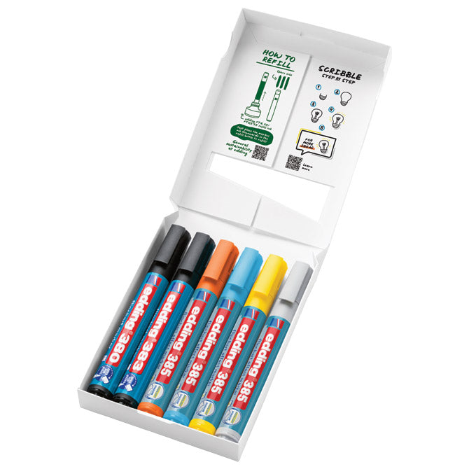SET MARKER FLIPCHART EFFECT ZA SIGNIRANJE I SJENČANJE PK6 EDDING