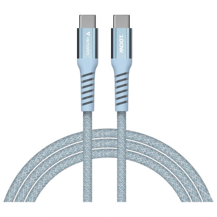 KABEL MAGNETSKI USB-C NA USB-C 100W 120 CM VERBATIM 31856 PLAVI