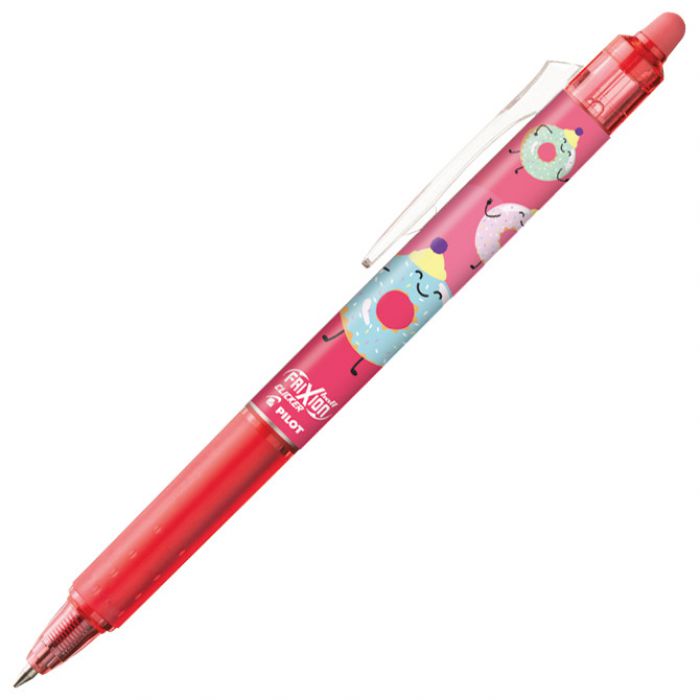 ROLER GEL 0,7MM FRIXION BALL CLICKER PIŠI-BRIŠI SWEET PARADISE PILOT (PLAVI ISPIS) ROZI