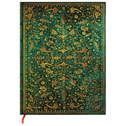 NOTES  9X14CM-MINI CRTE  88L S GUMICOM EMERALD FLOWER PAPERBLANKS PB1317-5